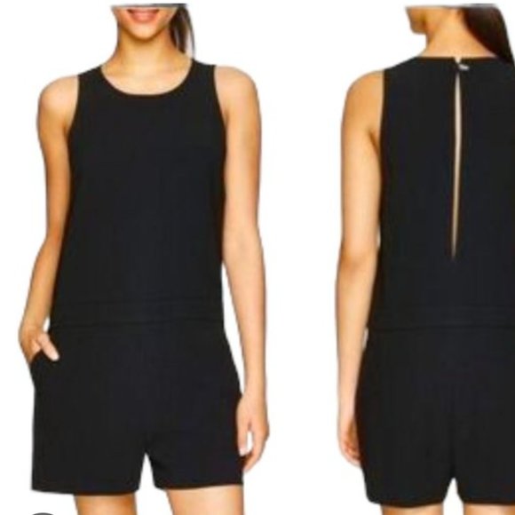 BABATON Crepe Romper - Picture 1 of 13